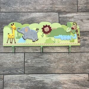 Lambs & ivy Safari Animal Wall Hook Rack